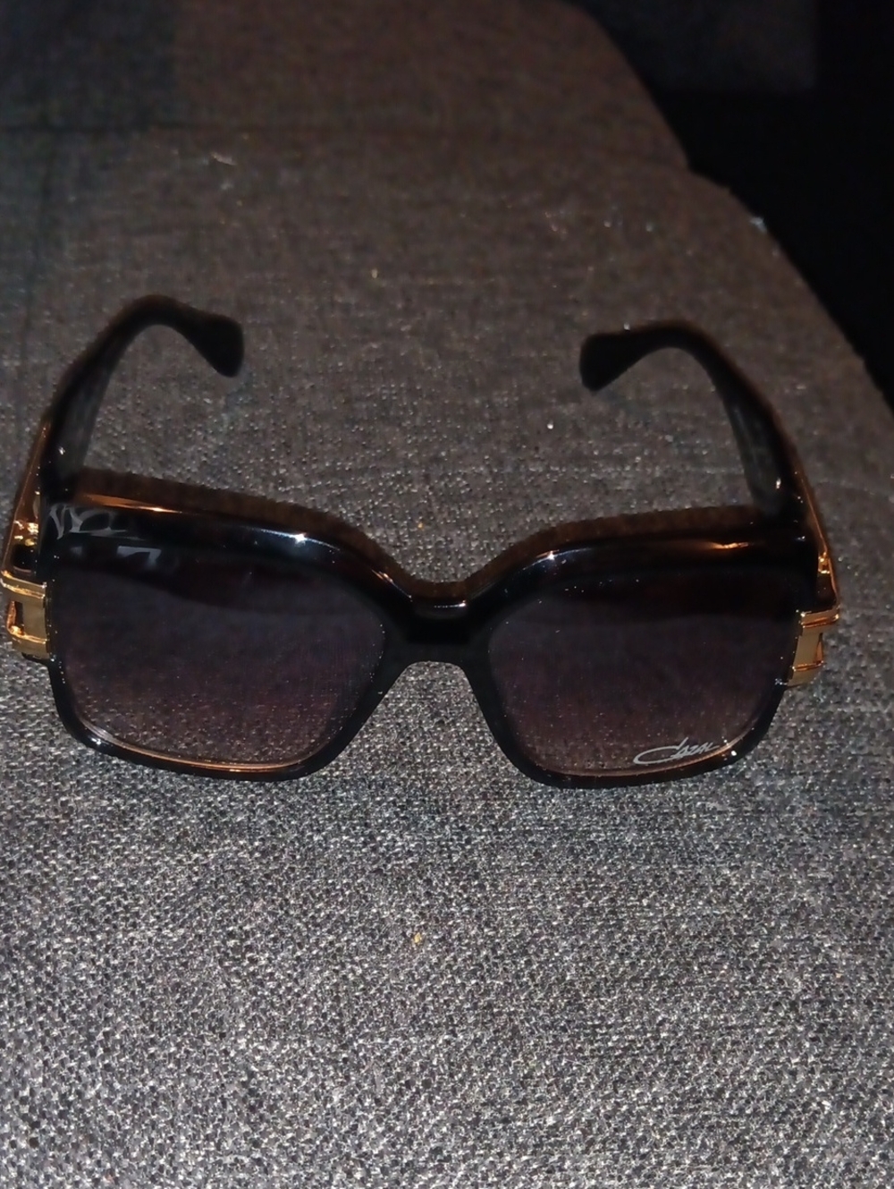 Cazal Women's Black Sunglasses.